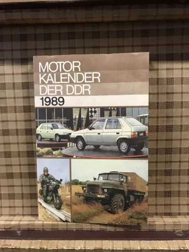 Motor Kalender der DDR 1989