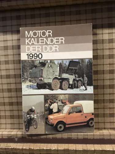 Motor Kalender der DDR 1990