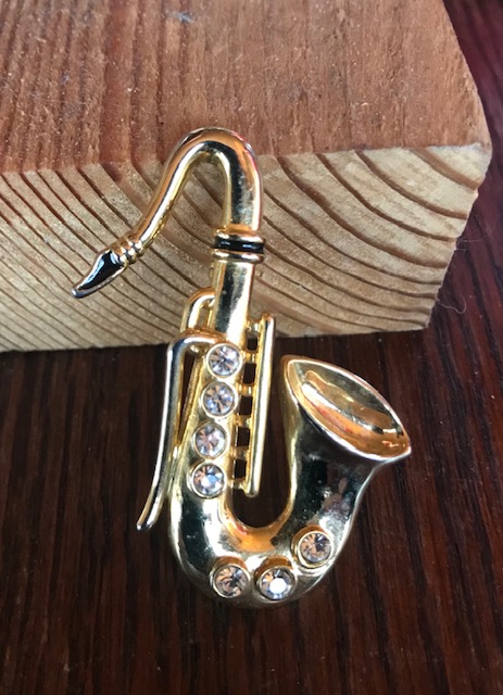 Anstecker Saxophon