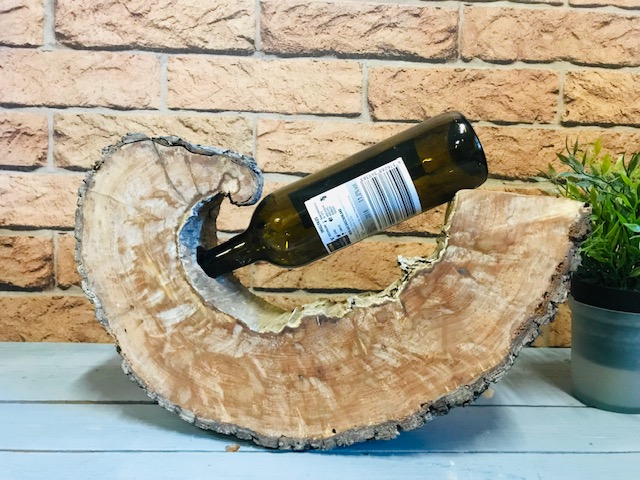 Weinständer Pflaumenholz