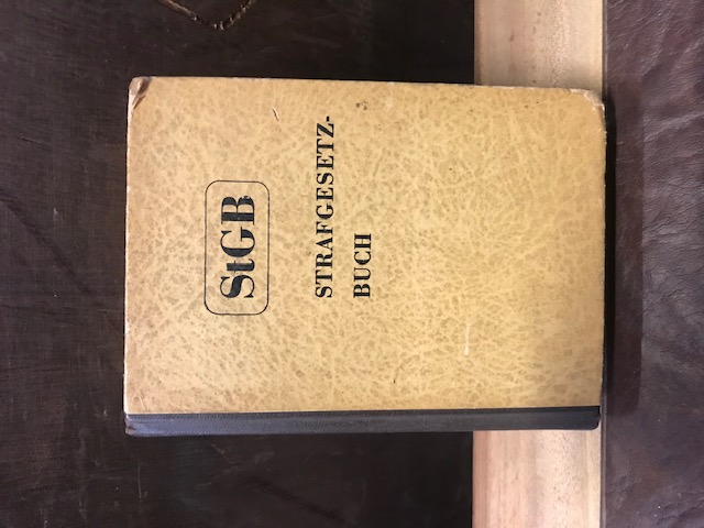 Strafgesetzbuch StGB 1956