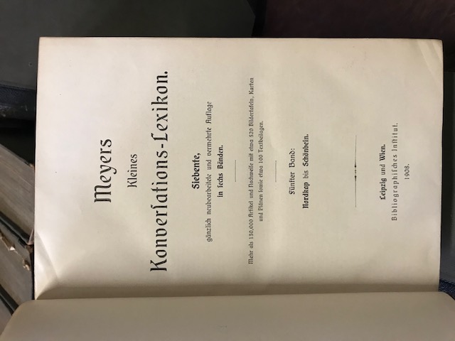 Meyers kleines Konversations-Lexikon in 6 Bänden